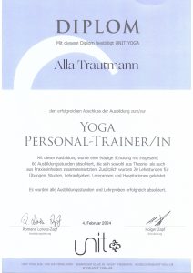 Yoga Personal-Trainer/in