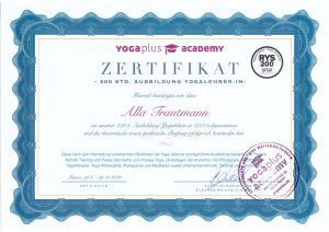 200 Std. Ausbildung Yogalehrer/in